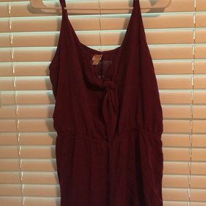 Magenta colored romper!